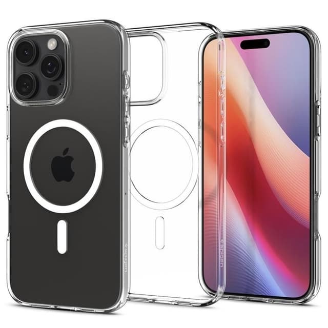 Spigen Mobilskal till iPhone 16 Pro Magsafe Liquid Crystal - Clear