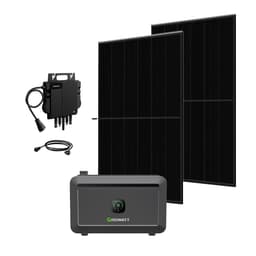 Balkongkraftverk 810W og 2kWh batteri