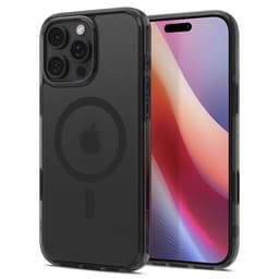 Spigen telefontaske til iPhone 16 Pro MagSafe Ultra Hybrid „T" - Sort