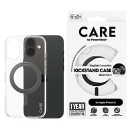 CARE By PanzerGlass Mobilskal till iPhone 16 MagSafe Kickstand - Svart
