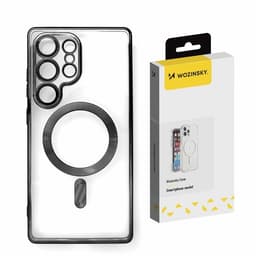 Wozinsky Mobilskal till Galaxy S25 Magsafe Electroplated - Svart