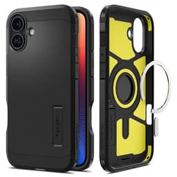 Spigen telefontaske til iPhone 16 MagSafe Tough Armor - Sort