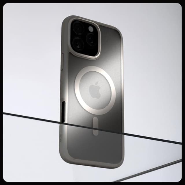 Spigen Mobilskal till iPhone 16 Pro Max MagSafe Ultra Hybrid - Frost Titanium