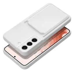 Mobilskal till Galaxy S24 Korthållare - Vit