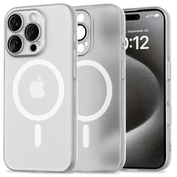 Tech-Protect Mobilskal till iPhone 16 Pro Magsafe Magslim - Matt Vit