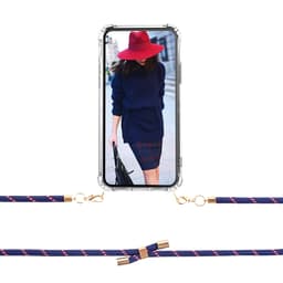 Boom iPhone 13 Pro skal med mobilhalsband- Rope RedBlue