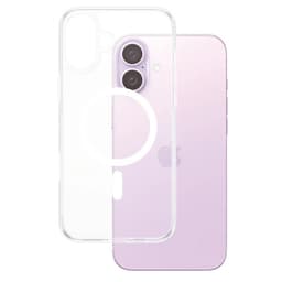 PanzerGlass iPhone 16 Plus Mobilskal Magsafe Hard - Vit/Transparent