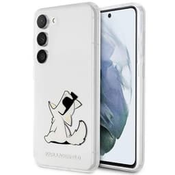 Karl Lagerfeld Mobilskal till Galaxy S23 Plus Choupette Fun - Clear