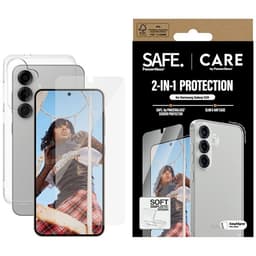 [2in1] PanzerGlass Mobilskal till Galaxy S25 och Skärmskydd - Clear