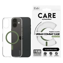 CARE By PanzerGlass iPhone 16 Plus Mobilskal MagSafe - Grön