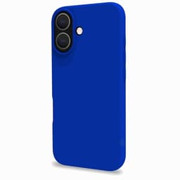 Celly Mobilskal till iPhone 16e Soft Rubber - Blå