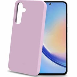Celly Mobilskal till Galaxy A35 5G Soft Rubber - Rosa