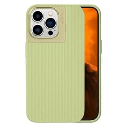 Mobilskal till iPhone 15 Aurora Stripes - Grön