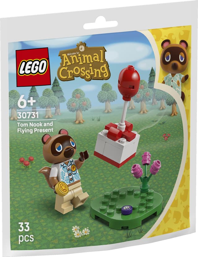 LEGO Animal Crossing Tom Nook and Flying Present 30731