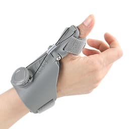 Justerbar tommel- og håndleddstøtte – lindring for forstuinger, belastninger og senebetennelse Grå