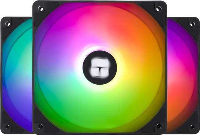Thermalright TL-C12C-S 120mm ARGB kabinetblæser (3-pak/sort)