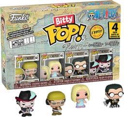 Funko Bitty POP! Usopp, Kaya, Kuro, Dracule Mihawk actionfigurer