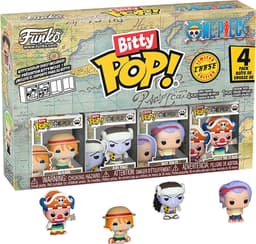 Funko Bitty POP! Nami, Arlong, Nojiko ja Buggy -figuurit