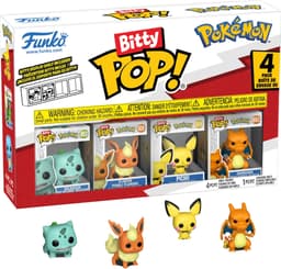 Funko Bitty POP! Bulbasaur, Flareon, Pichu, Charizard actionfigurer