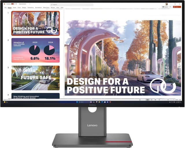 Lenovo ThinkVision P27QD-40 27" LCD skärm 64B3GAT2EU (raven black)
