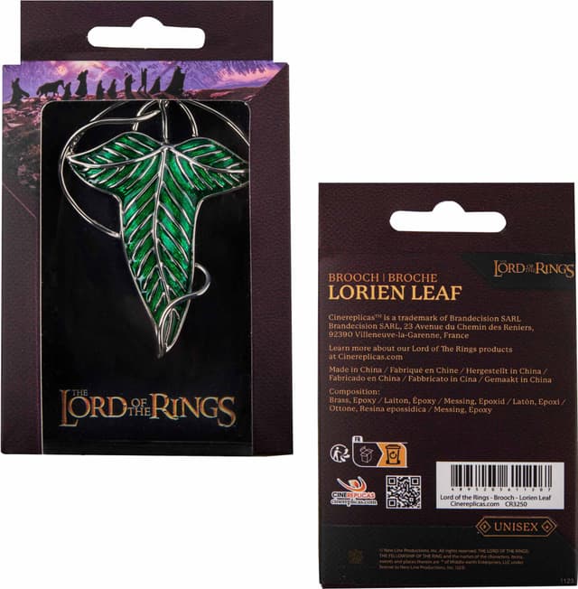 Cinereplica Lord of the Rings nål brosch (Lorien Leaf)