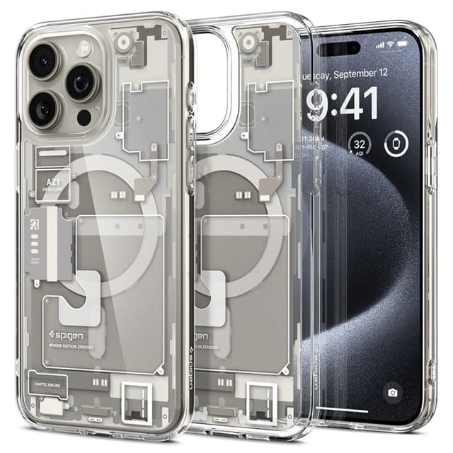 Spigen iPhone 16 Pro Mobilskal MagSafe Ultra Hybrid - Zero One Titanium