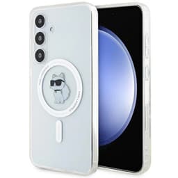 Karl Lagerfeld Mobilskal till Galaxy S24 Magsafe IML Choupette - Clear