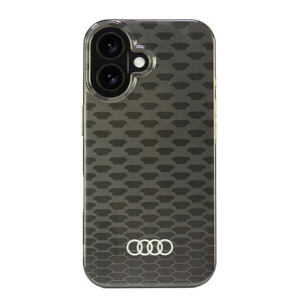 Audi Mobilskal till iPhone 16 Plus MagSafe IML Stitching - Svart