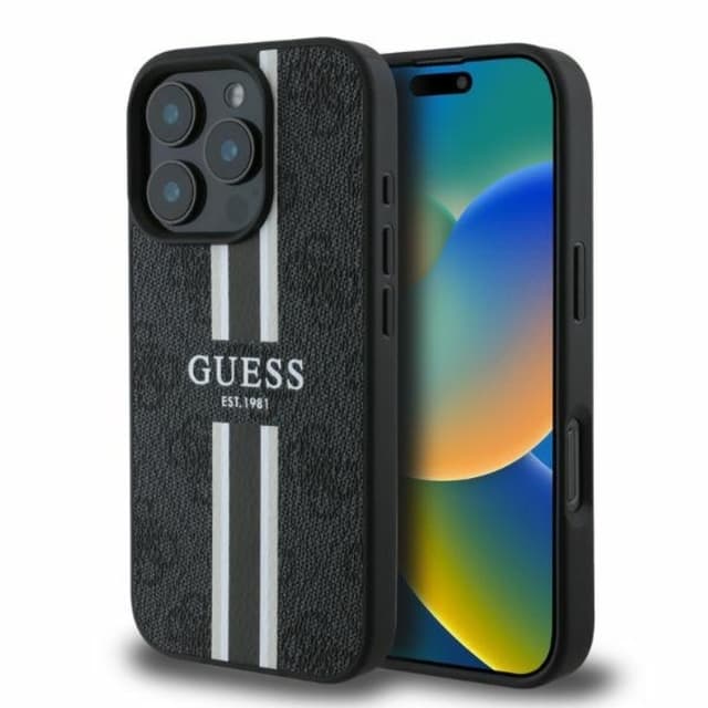 Guess Mobilskal till iPhone 16 Pro Max Magsafe 4G Printed Stripes
