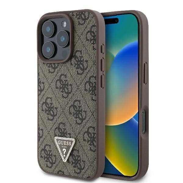 Guess Mobilskal till iPhone 16 Pro Triangle Strass