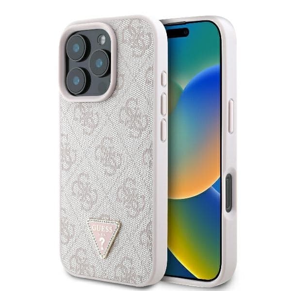 Guess Mobilskal till iPhone 16 Pro Max Triangle Strass