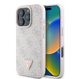 Guess Mobilskal till iPhone 16 Pro Max 4G Triangle Strass - Rosa