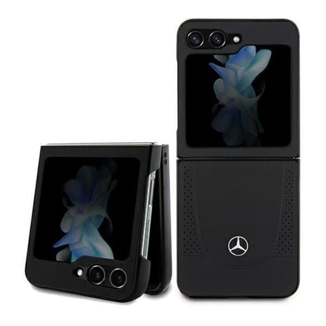 Mercedes telefontaske til Galaxy Z Flip 5 Læder Urban - Sort
