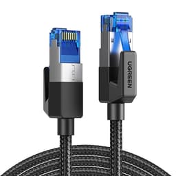 Ugreen Cat8 RJ45 Ethernet Nätverk Kabel 1.5m Copper Core - Svart