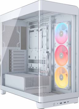 Corsair FRAME 4500X LX-R RGB Link Panoramic Glass PC-kabinett (hvit)