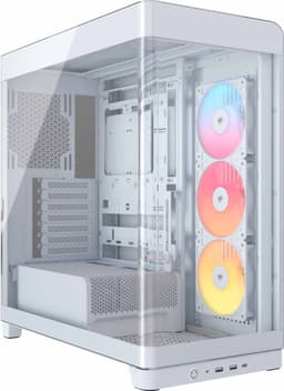 Corsair FRAME 4500X RS-R ARGB Panoramic Glass PC-kabinett (hvit)