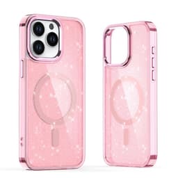 Mobilskal till iPhone 16 Pro Max Magsafe Glitter - Rosa