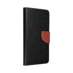 Galaxy S7 Plånboksfodral Fancy Eco Läder - Svart