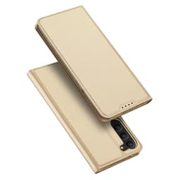Dux Ducis Galaxy S23 Plus Plånboksfodral Skin Series - Guld