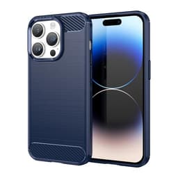 Mobilskal till iPhone 15 Pro Max Carbon Flexible - Blå