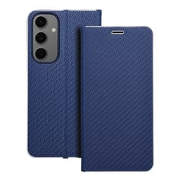 Galaxy S24 FE Plånboksfodral Luna Carbon - Blå