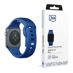 3mk Apple Watch (38/40/41mm) Armband Silikon - Blå