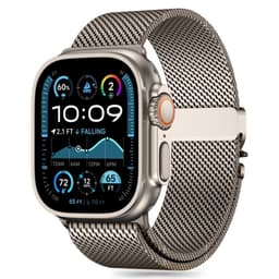 Tech-Protect Apple Watch (44/45/46/49mm) Armbånd Milano - Titanium