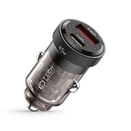 Tech-Protect 2-Port Biloplader PD45W - Sort