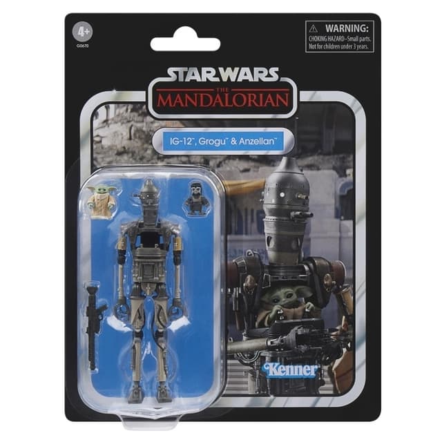Star Wars The Vintage Collection 3.75 Inch (9,5cm) Figure IG-12, Grogu & Anzellan