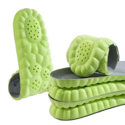 Andningsbara 4D Motion skoinlägg Grön 4XL