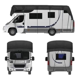 Svart bobiltrekk, 210D Oxford-stoff M