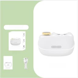 Sähköinen kynsileikkuri: Automaattinen kynsienleikkuri ja -hiomakone LED-valolla Valkoinen