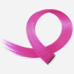 Hårforlengelser med klips, 10-pakning Rosa