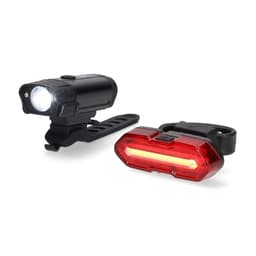 Nedis Sykkel Lys | Batteri drevet | 5 V DC | 3 W | batterier følger med | Oppladningsbar | 400 lm | 4.5 lm | 100 m | 110 °